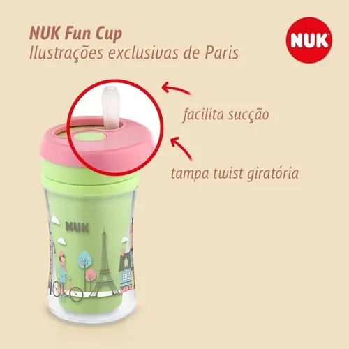 COPO NUK FUN GIRL 270ML (760402-UB)