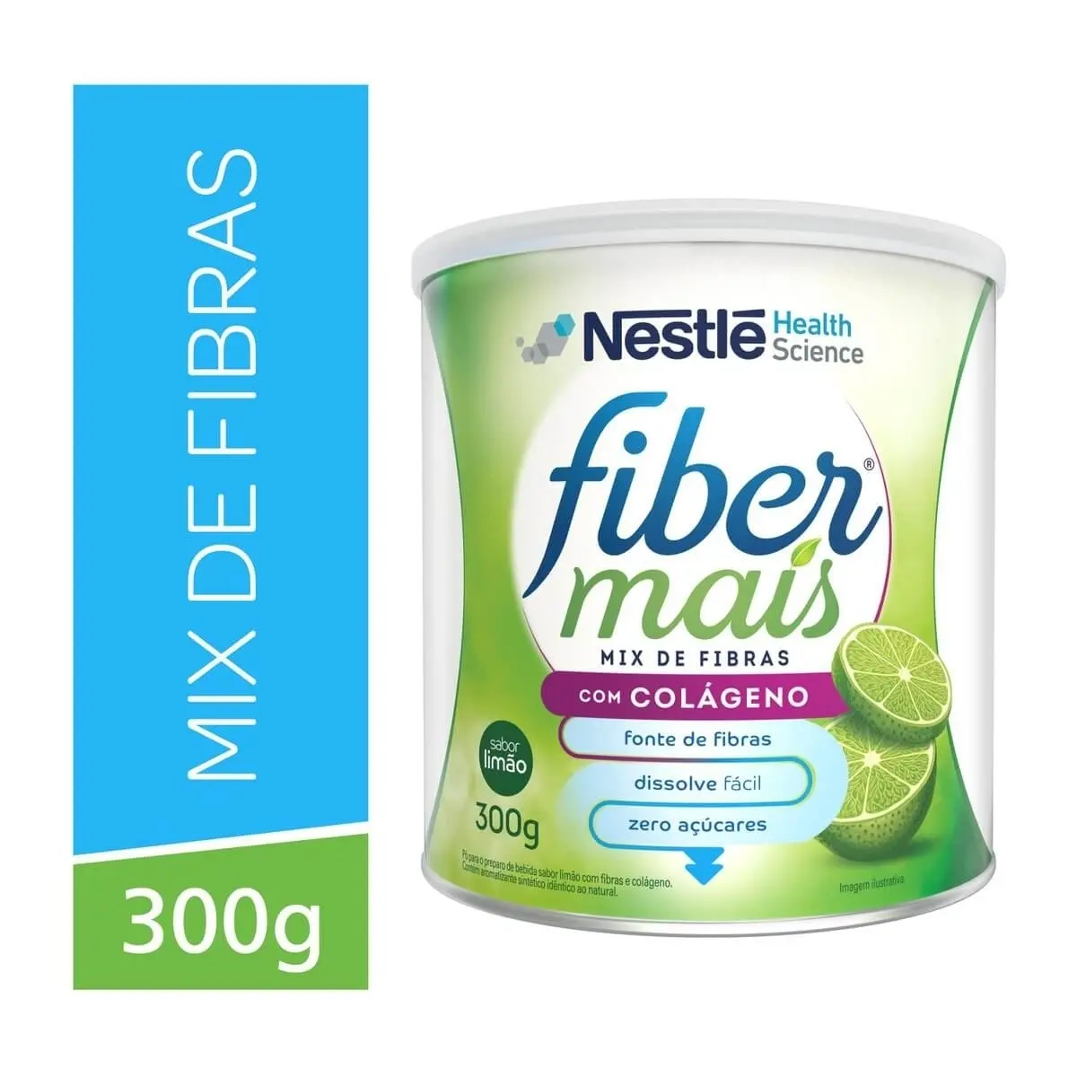 FIBER MAIS COLAGENO LIMAO 300GR