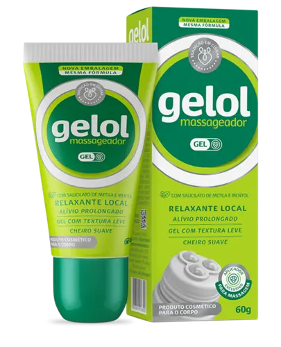 GELOL GEL MASSAGEADOR 60GR SALICILATO DE METILA + CANFORA + MENTOL