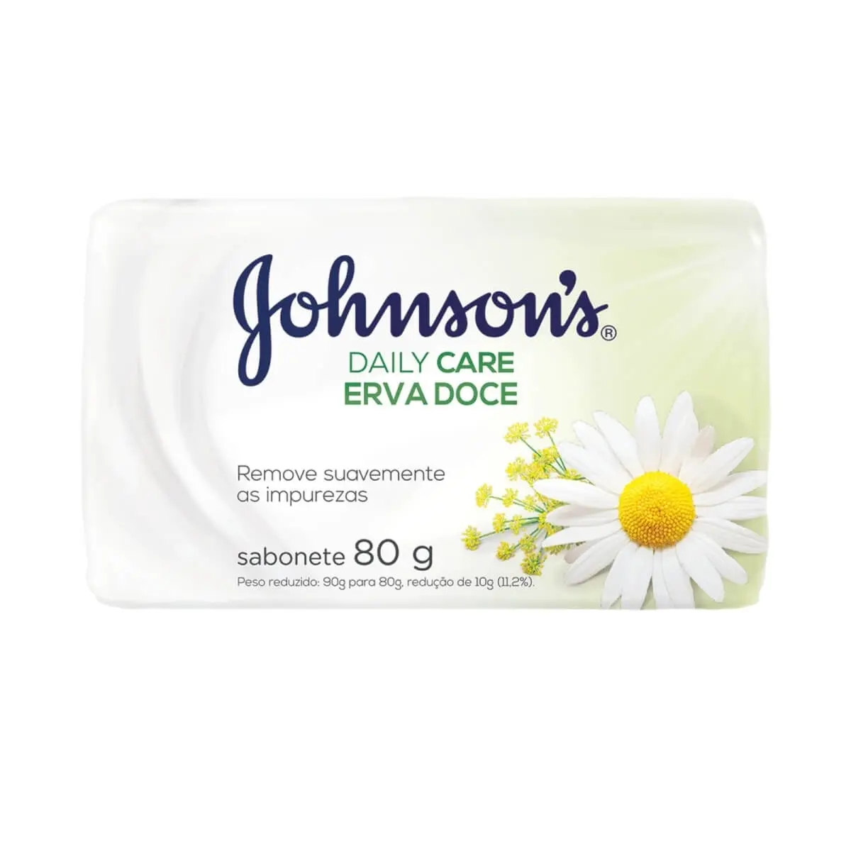 SABONETE J&J DAILY CARE ERVA DOCE 80GR