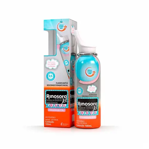 RINOSORO JET INFANTIL 0,9% SPRAY 100ML SODIO CLORETO
