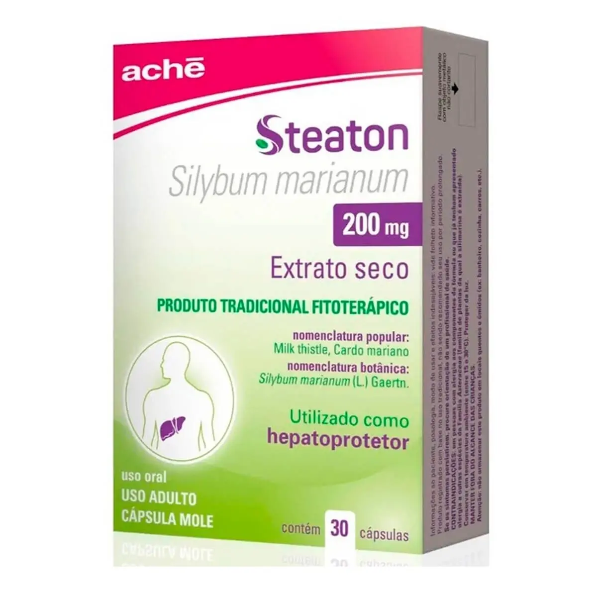 STEATON 200MG 30 CAPSULAS SILYBUM MARIANUM