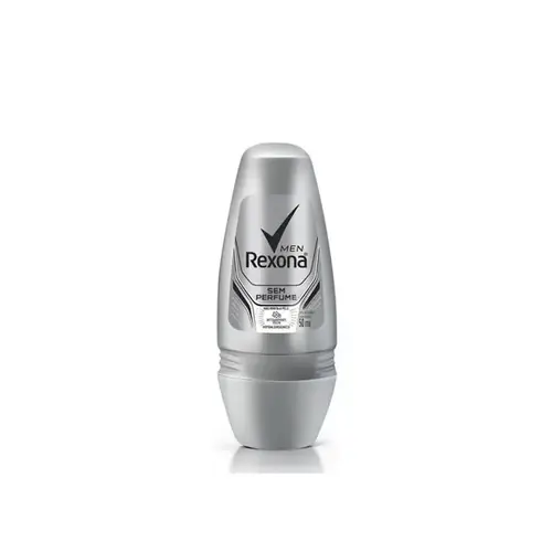 DESODORANTE REXONA SEM PERFUME MASCULINO ROLLON 50ML