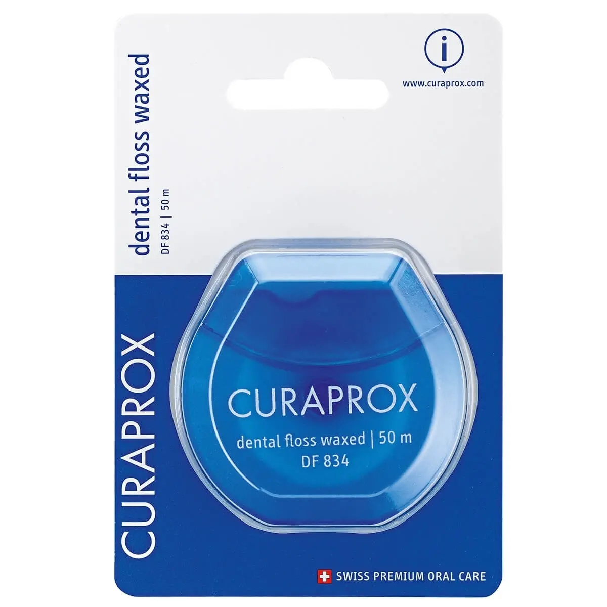 FIO DENTAL CURAPROX FLOSS WAXED 50MT