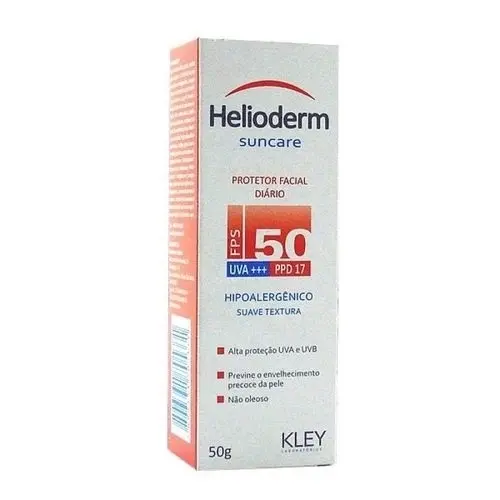 PROTETOR SOLAR FACIAL HELIODERM COR FPS50 50GR