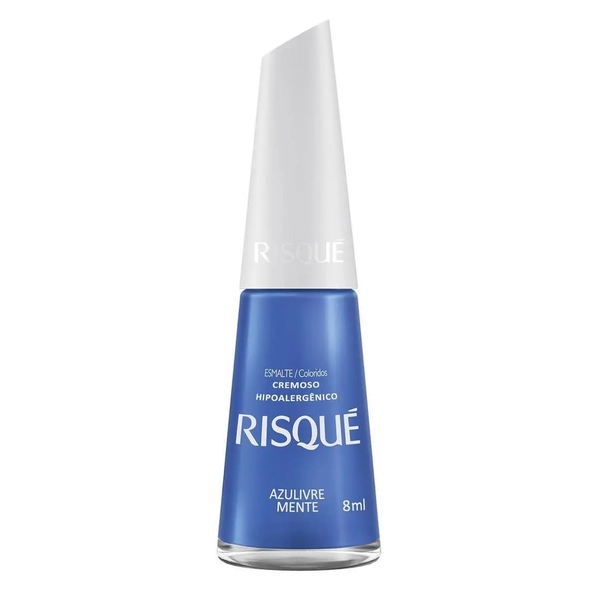 ESMALTE RISQUE CREMOSO AZUL LIVRE MENTE 8ML