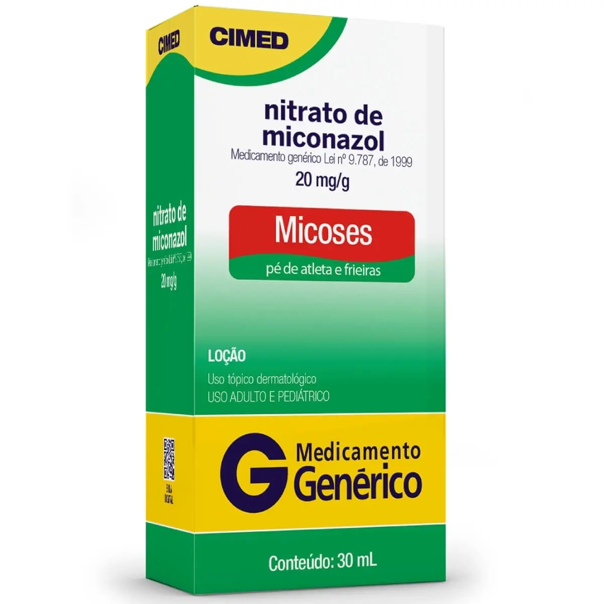 MICONAZOL LOCAO 30ML GENERICO CIMED MICONAZOL NITRATO