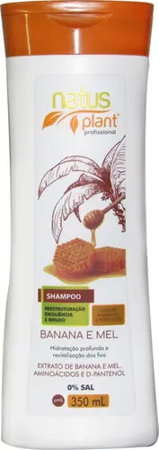 SHAMPOO NATUS PLANT BANANA E MEL 350ML