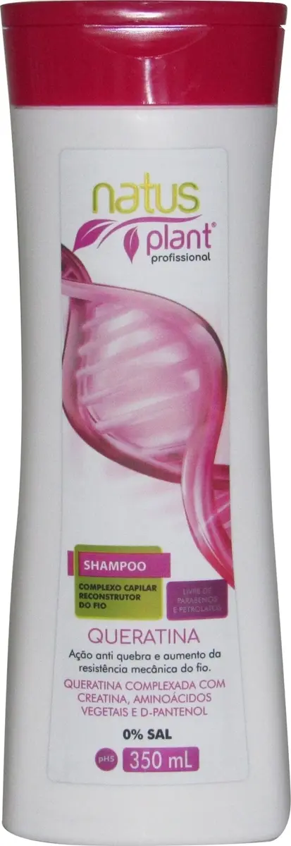 SHAMPOO NATUS PLANT QUERATINA 350ML