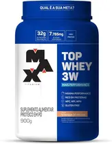 TOP WHEY 3W +PERFOR VIT FRUT 900GR MAX TITANIUM