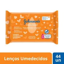 LENCOS UMEDECIDOS J&J BABY LIMPEZA SUAVE 44 UNIDADES