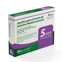 AGULHA CANETA INSULINA MEDLEV 31GR 5MM 10 UNIDADES