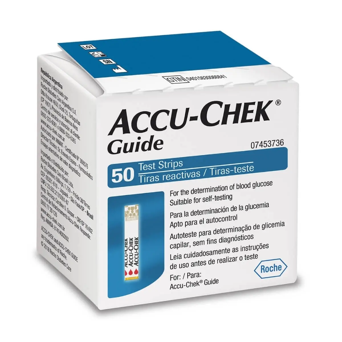 TIRAS ACCU-CHEK GUIDE 50 TIRAS