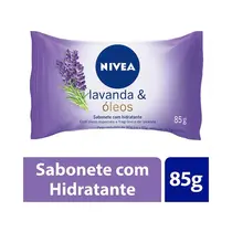 SABONETE NIVEA HIDRATACAO LAVANDA E OLEOS 85GR
