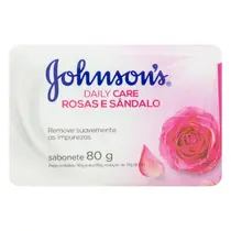 SABONETE J&J DAILY CARE ROSAS E SANDALO 80GR