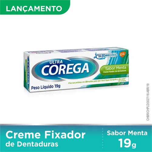COREGA ULTRA CREME MENTA 19GR  *VOCÊ PODE*