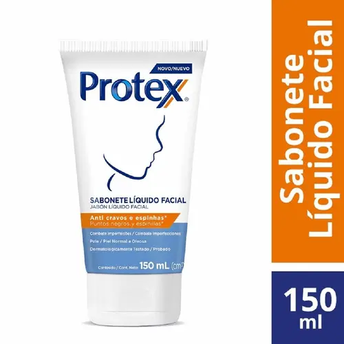 SABONETE LIQUIDO PROTEX FACIAL ANTI CRAVOS 150ML