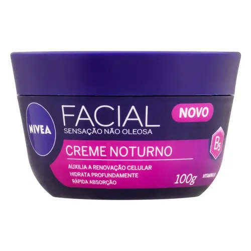 CREME FACIAL NIVEA NOTURNO 100GR