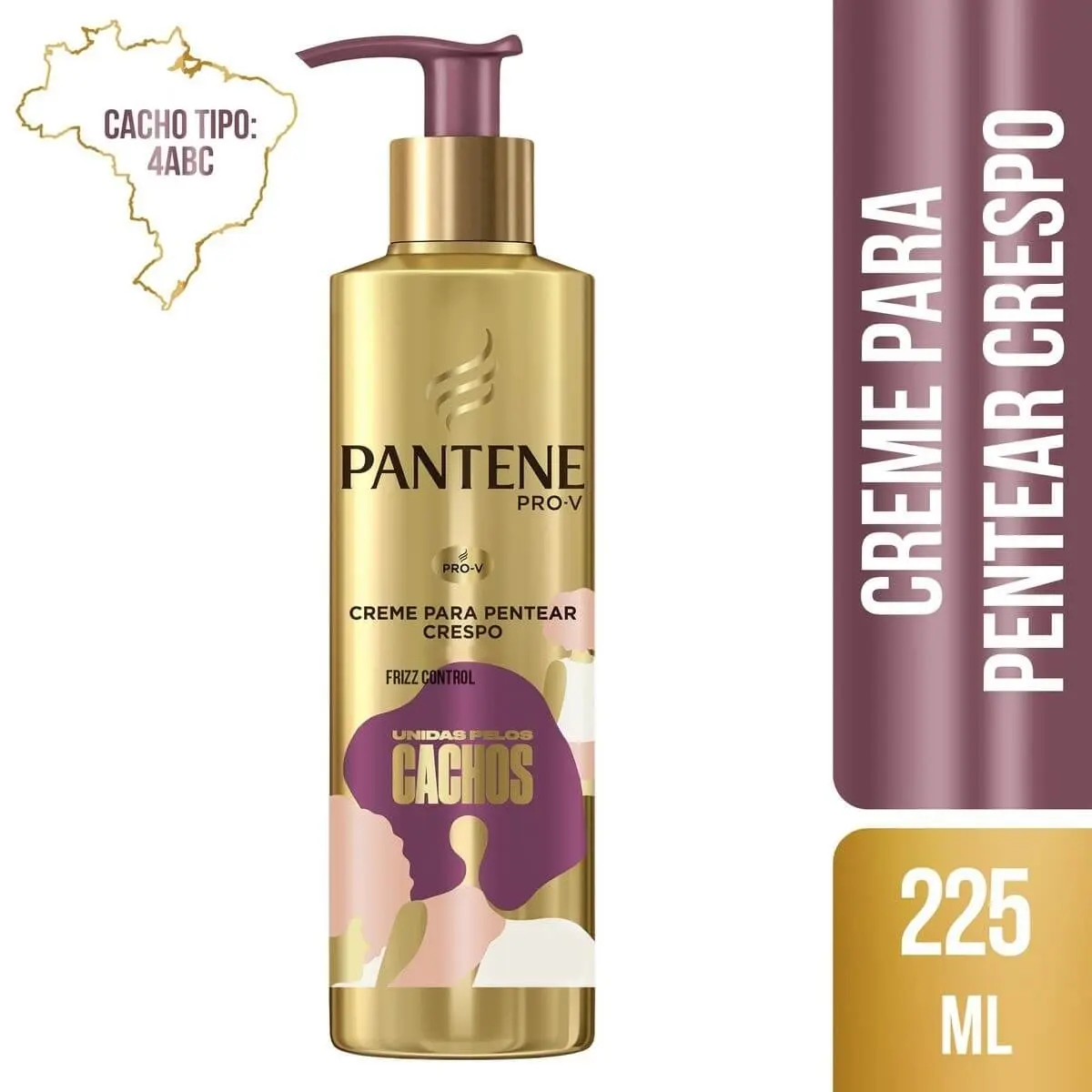 CREME DE PENTEAR PANTENE UNIDAS PELOS CACHOS 225ML