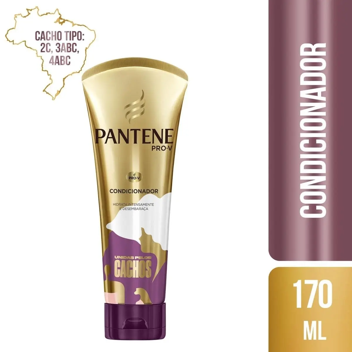 CONDICIONADOR PANTENE UNIDAS PELOS CACHOS 170ML