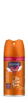 DESODORANTE ABOVE POCKET TEEN BE POSITIVE FEMININO AEROSSOL 100ML