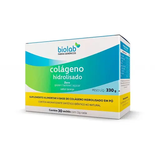 COLAGENO HIDROLISADO 30SACHES 11GR BIOLAB GENERICO COLAGENO HIDROLISADO