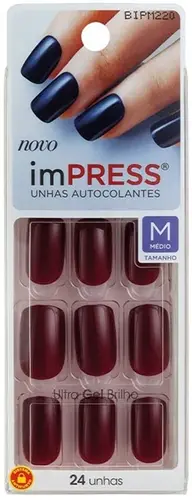 UNHAS POSTICAS KISS NY IMPRESS MEDIO PRETTY