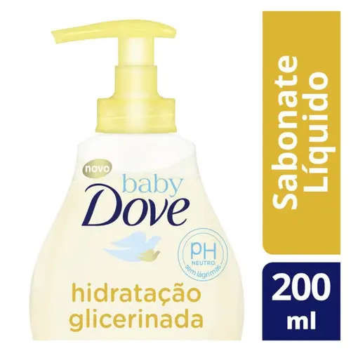 SABONETE LIQUIDO DOVE BABY HIDRATACAO GLICERINADA 200ML