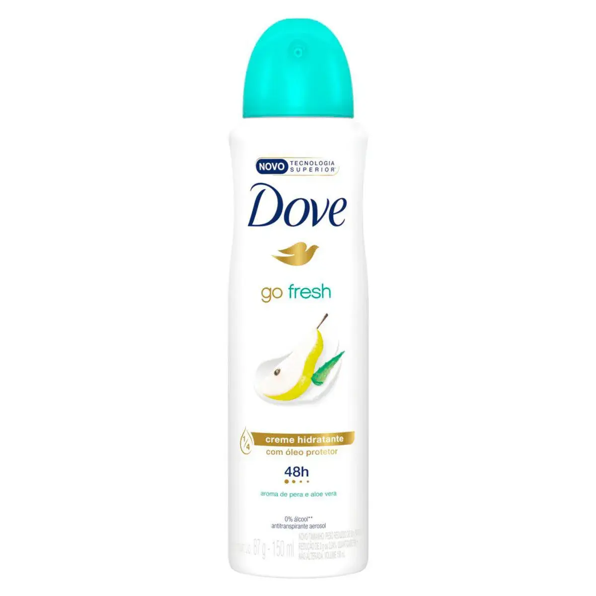 DESODORANTE DOVE GO FRESH PERA E ALEO VERA  AEROSSOL 150ML