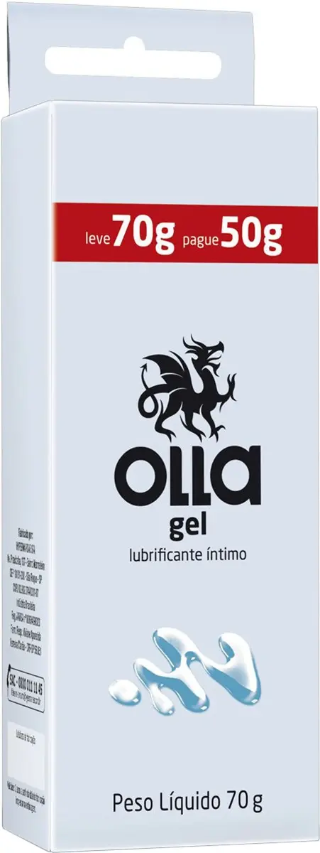 GEL OLLA LUBRIFICANTE INTIMO LEVE 70GR PAGUE 50GR