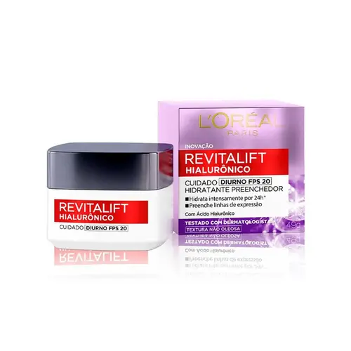 CREME REVITALIFT HIALURONICO DIA FPS20 LOREAL 49GR