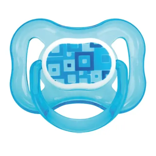 CHUPETA KUKA COLOR ORTO DECORADA N1 AZUL (COD:2061)