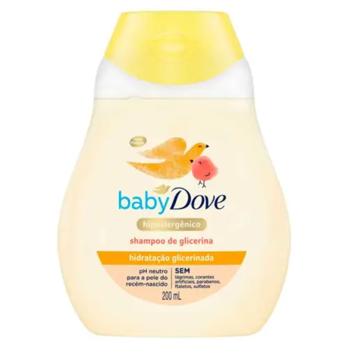 SHAMPOO DOVE BABY HIDRATACAO GLICERINADA 200ML