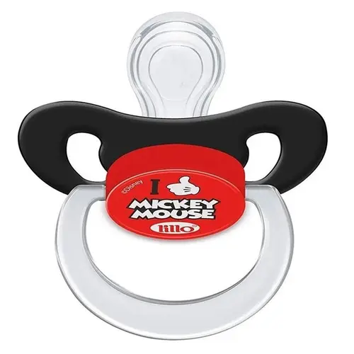 CHUPETA LILLO FUNNY MICKEY ORTODONTICA SILICONE TAMANHO 1 (COD:605030)