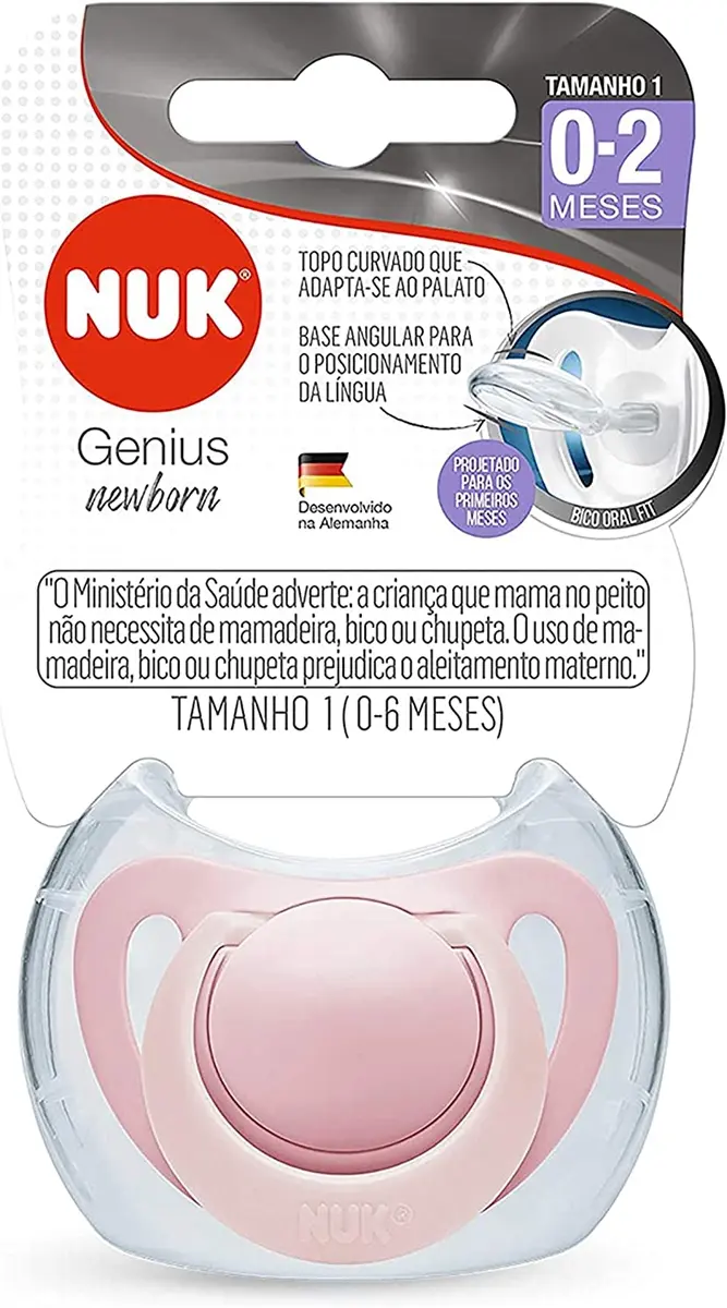 CHUPETA NUK GENIUS GIRL S0 (COD:7320-0G)
