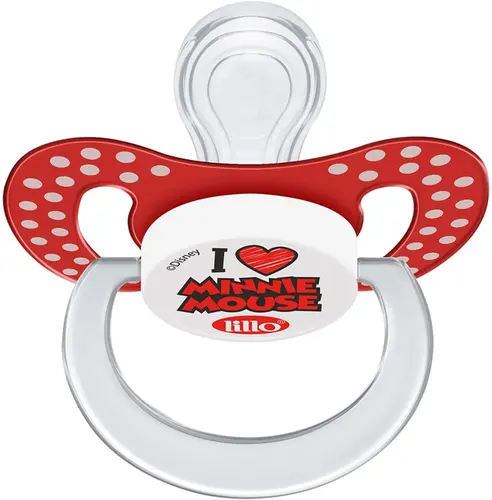 CHUPETA LILLO FUNNY MINNIE ORTODONTICA SILICONE TAMANHO 1 (COD:305731)
