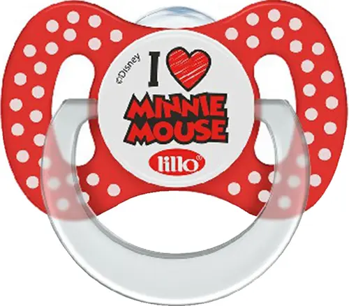 CHUPETA LILLO FUNNY MINNIE ORTODONTICA SILICONE TAMANHO 2 (COD:305831)