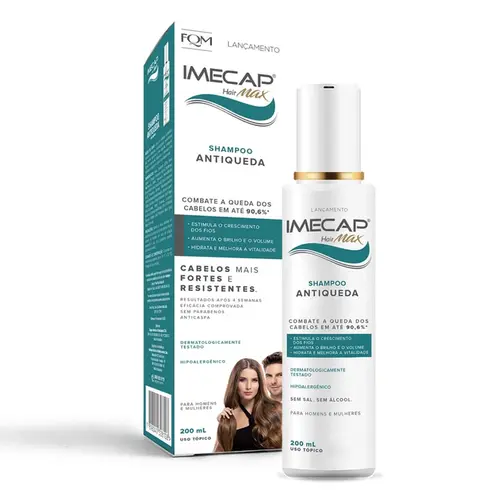SHAMPOO IMECAP HAIR MAX ANTIQUEDA 200ML