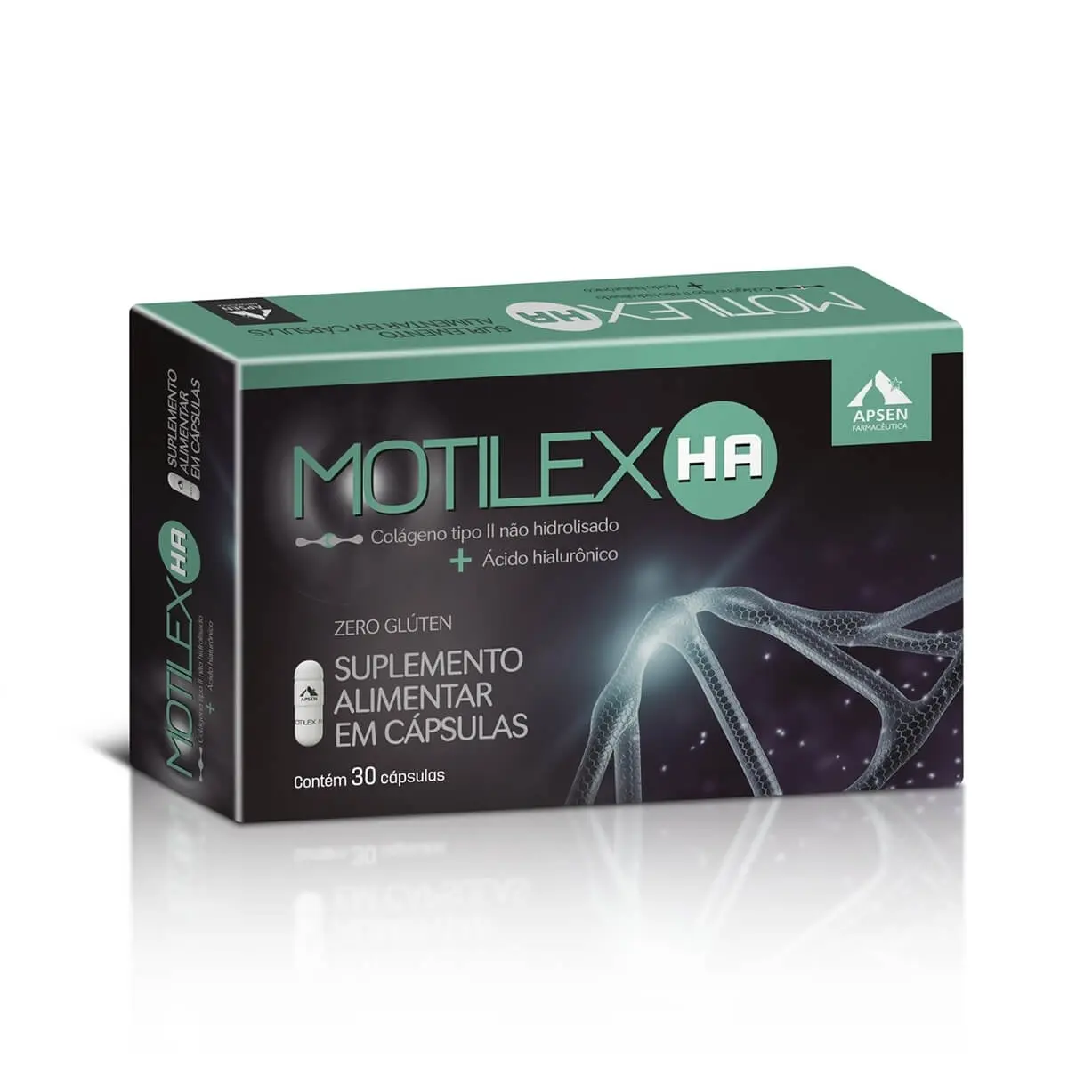 MOTILEX HA 30 CAPSULAS COLAGENO TIPO II NAO HIDROLISADO
