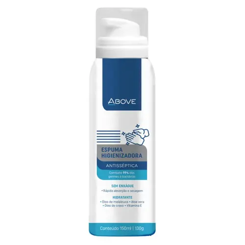 ESPUMA ABOVE HIGIENIZANTE ANTISSEPTICA 150ML