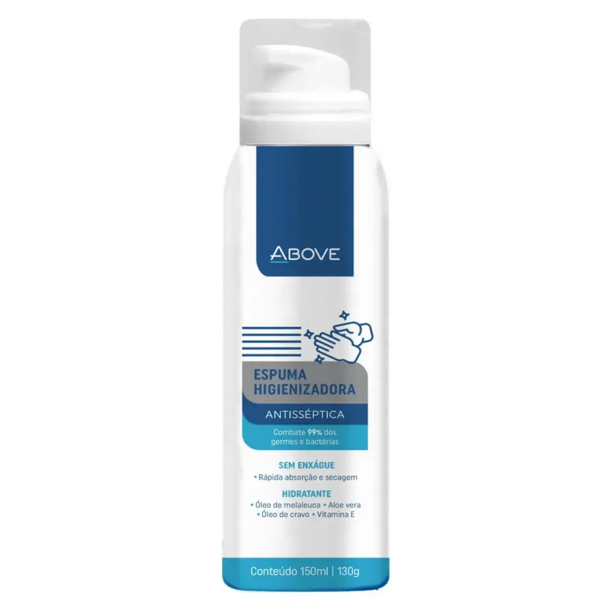 ESPUMA ABOVE HIGIENIZANTE ANTISSEPTICA 150ML