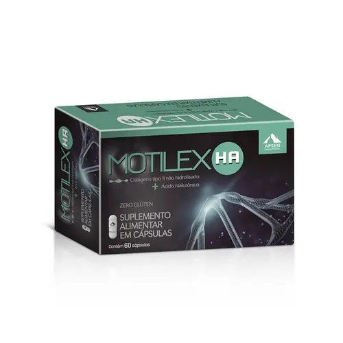 MOTILEX HA 60 CAPSULAS COLAGENO TIPO II NAO HIDROLISADO