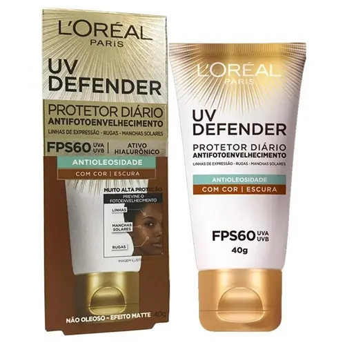 PROTETOR SOLAR LOREAL UV DEFENDER CLARA FPS60 40GR