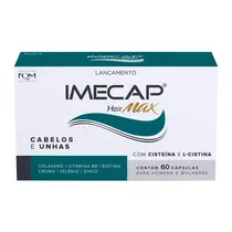 IMECAP HAIR MAX 60 CAPSULAS MULTIVITAMINICO - POLIVITAMINICO