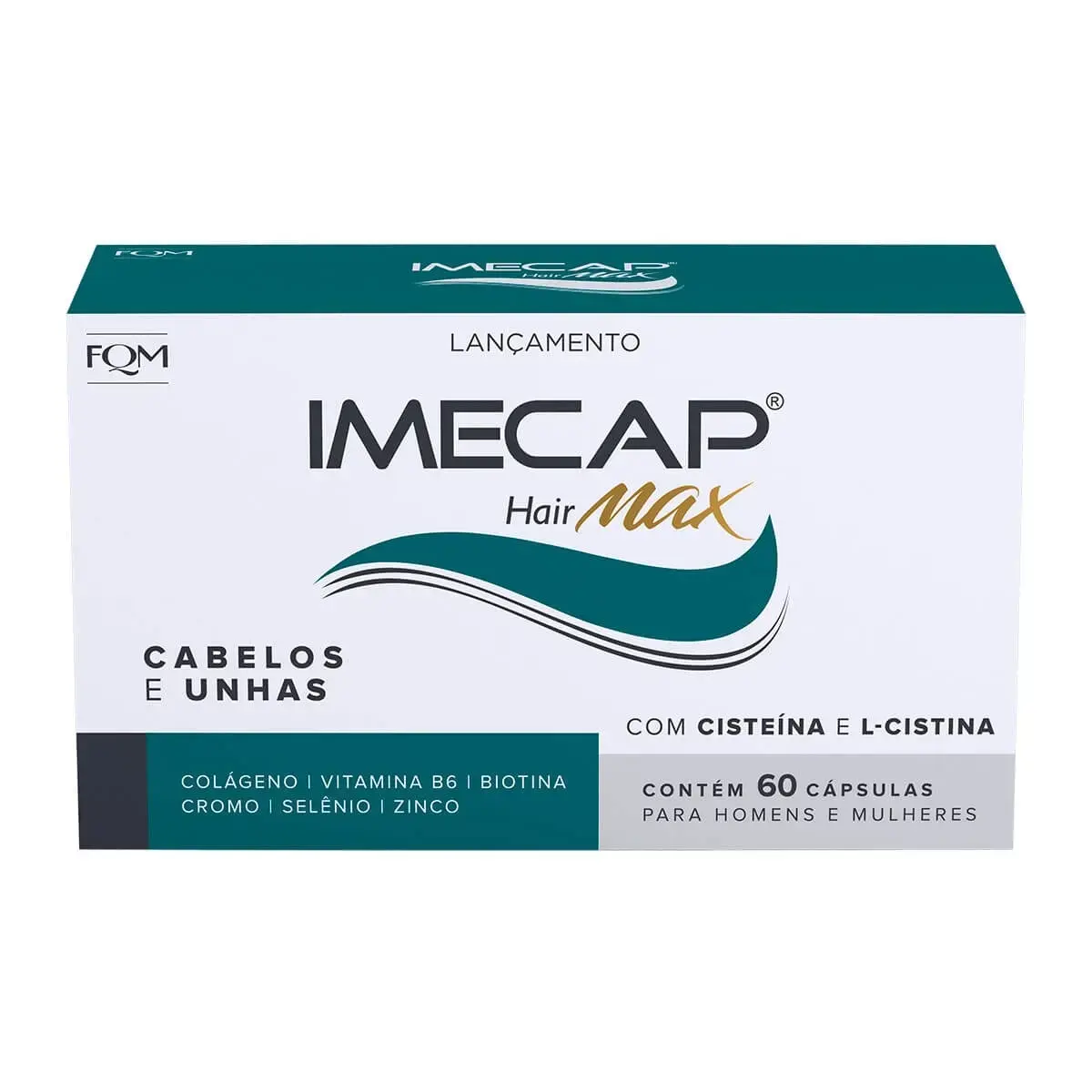 IMECAP HAIR MAX 60 CAPSULAS MULTIVITAMINICO - POLIVITAMINICO