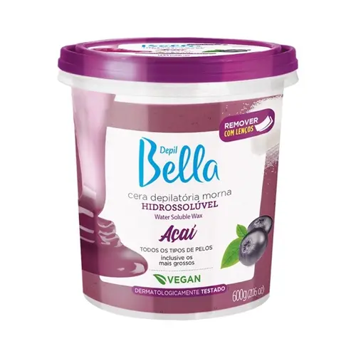 CERA DEPILATORIA DEPIL BELLA ACAI 600GR