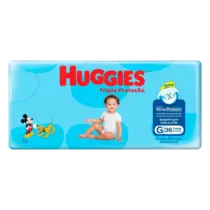 FRALDA HUGGIES TRIPLA PROTECAO TAMANHO G 36 UNIDADES