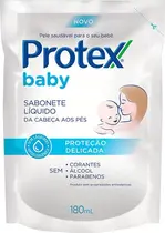 REFIL SABONETE LIQUIDO PROTEX BABY PROTECAO DELICADA 180ML