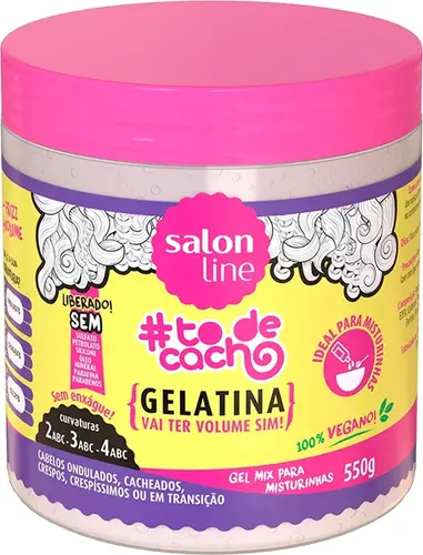 GELATINA SALON LINE TO DE CACHO 500GR
