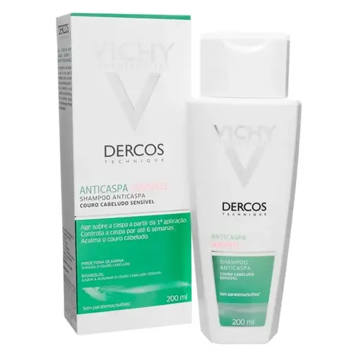 SHAMPOO VICHY DERCOS ANTICASPA SENSIVEL 200ML